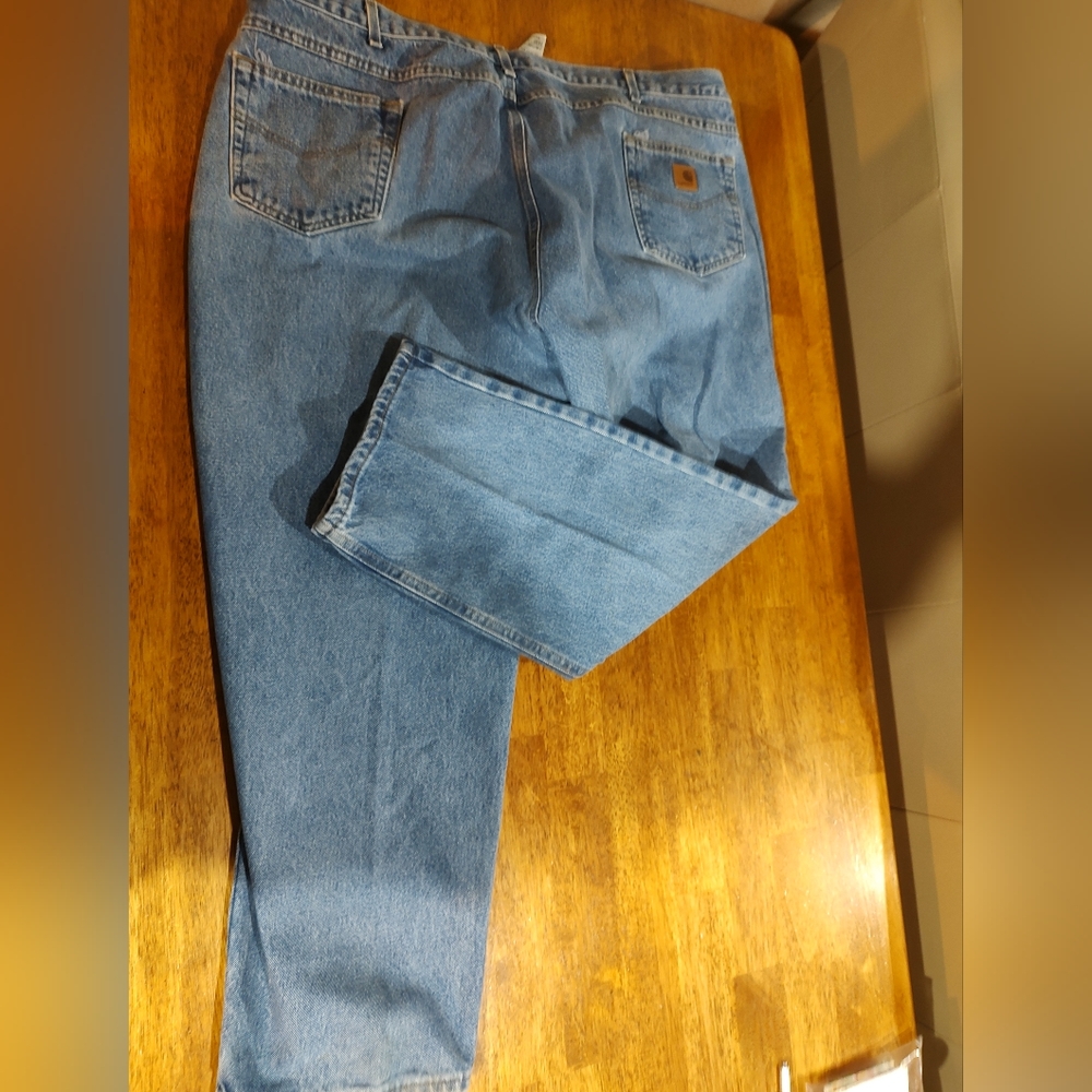 Men's Carhartt 5-pocket blue jeans size 50 x30 - Picture 6 of 8